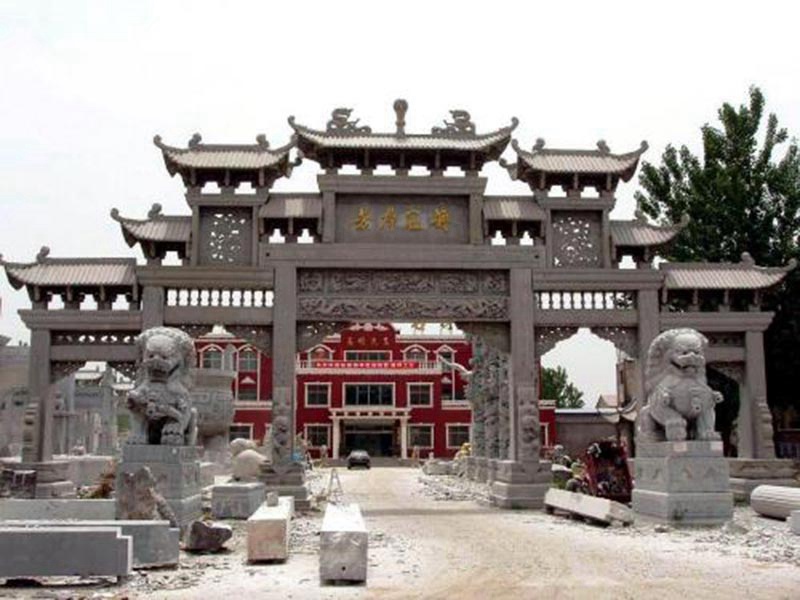 農村入門石材牌坊